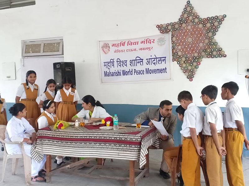 Maharishi World Peace Day celebrated MVM Jabalpur2