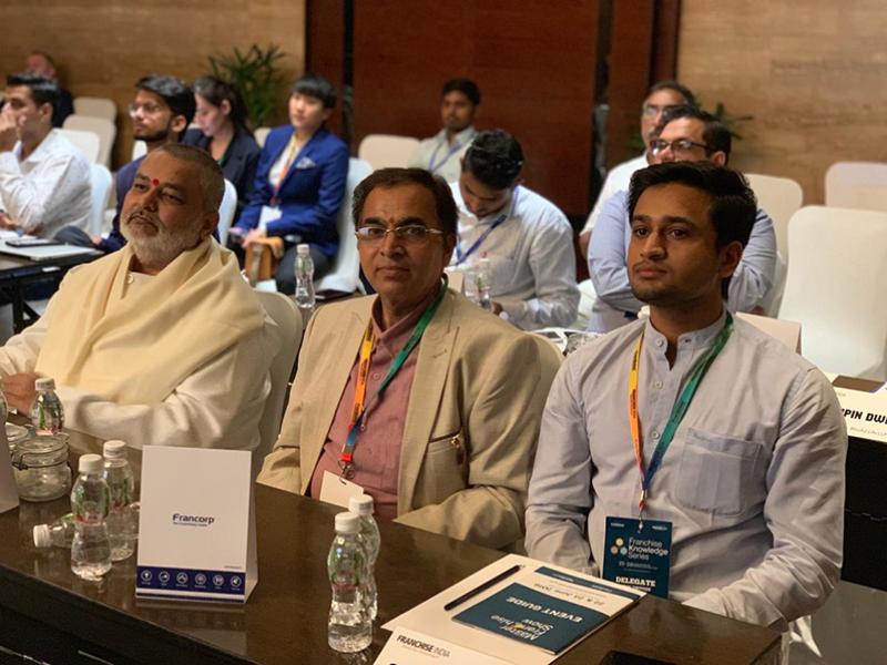 Brahmachari Girish Ji has attended 2 days Franchise Knowledge Series International Conference and Seminar at New Delhi. Shri KK Tarhan, Shri S Agasty and Shri Vipin Dwivedi also attended the same.