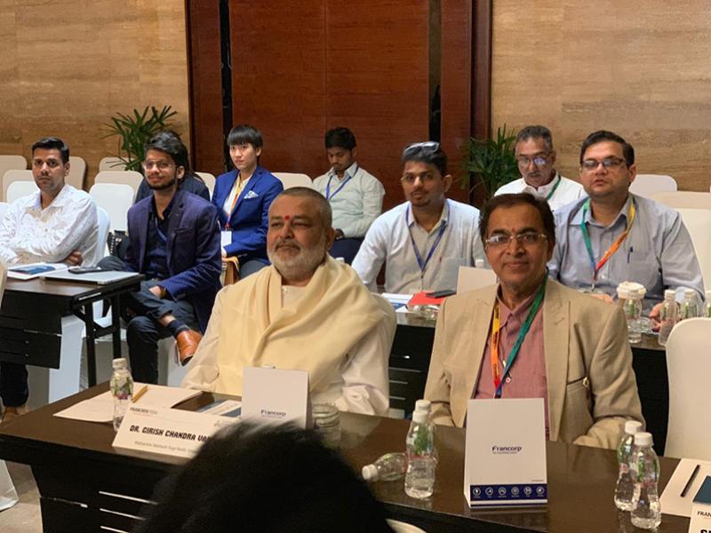 Brahmachari Girish Ji has attended 2 days Franchise Knowledge Series International Conference and Seminar at New Delhi. Shri KK Tarhan, Shri S Agasty and Shri Vipin Dwivedi also attended the same.