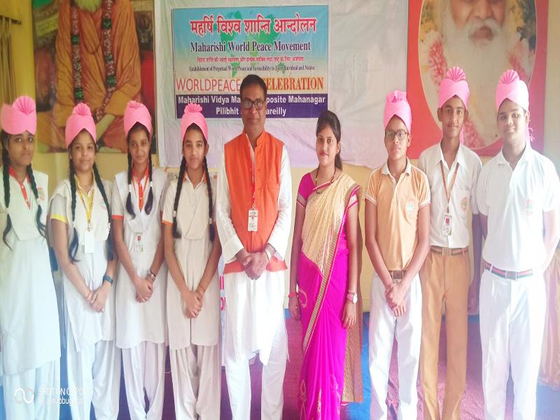 Maharishi World Peace Day celebrated MVM Bareilly