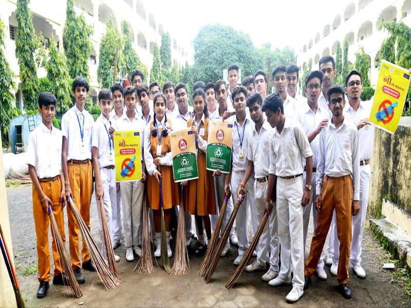 World Cleanliness Day Celebration in Maharishi Vidya Mandir Jabalpur
