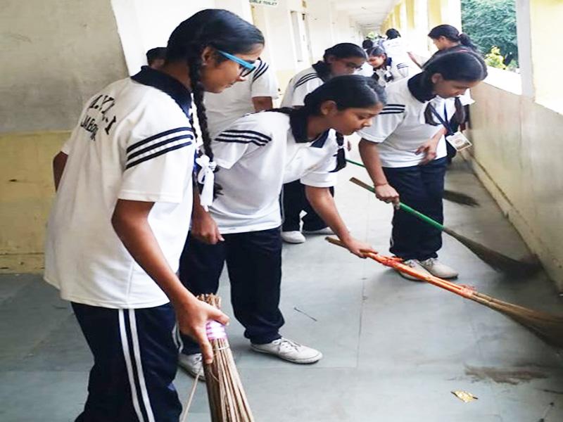 World Cleanliness Day Celebration in Maharishi Vidya Mandir Jabalpur