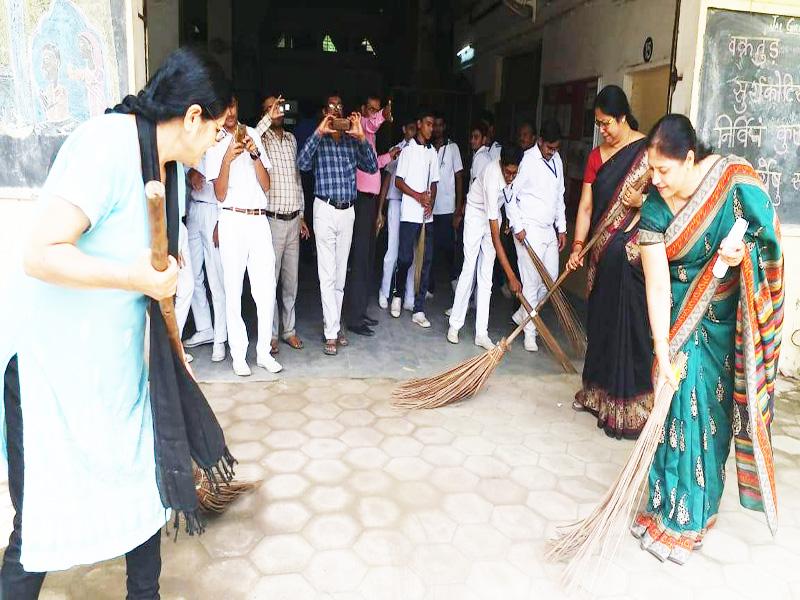 World Cleanliness Day Celebration in Maharishi Vidya Mandir Jabalpur