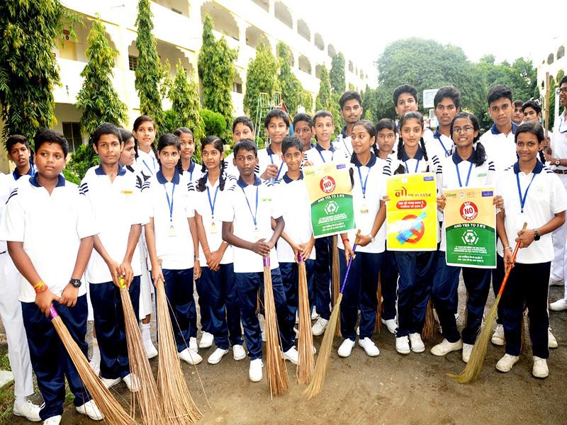 World Cleanliness Day Celebration in Maharishi Vidya Mandir Jabalpur