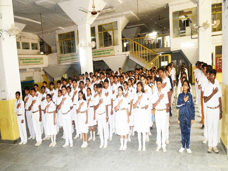 World Cleanliness Day Celebration in Maharishi Vidya Mandir Jabalpur