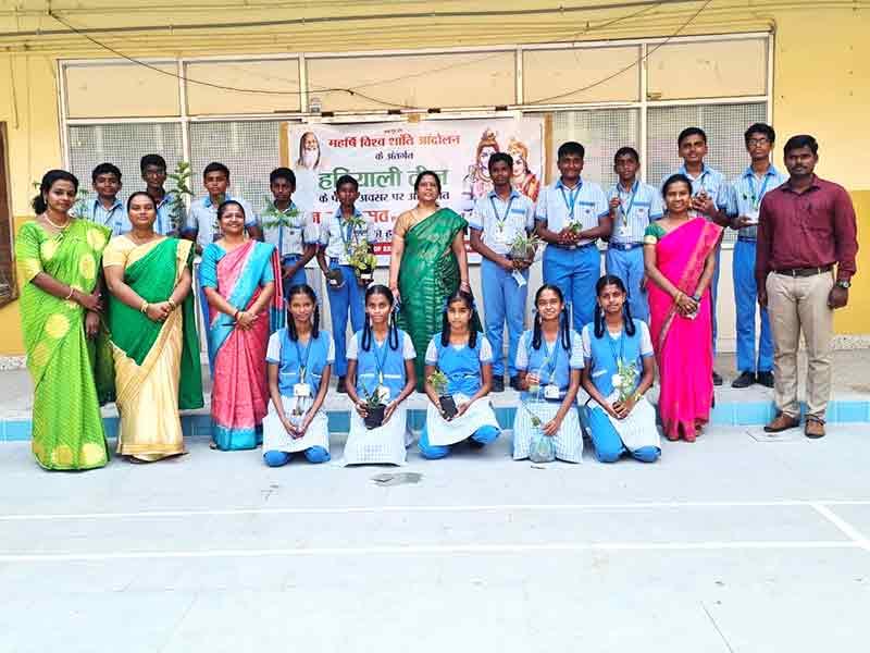 MSE Chennai: Hariyali Teej celebrated at Maharishi School of Excellence Chennai.