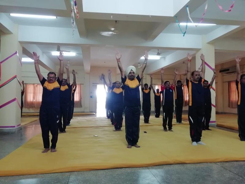 	International Yoga Day was celebrated at Maharishi Vidya Mandir MCEE