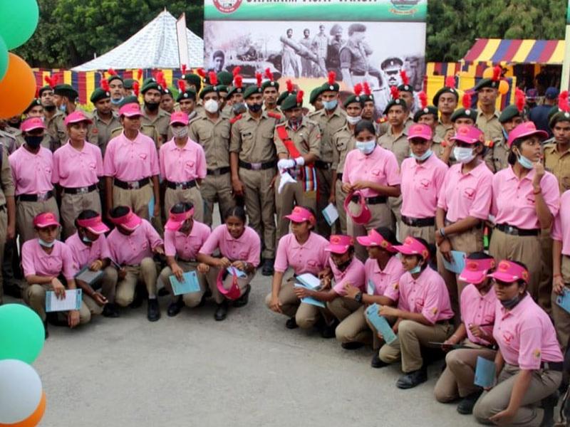 MVM Fatehpur celebrated Golden Victory Year of 1971 war & Amrit Mahotsav. Army Central Command Lucknow under the command of Brigadier Sh. A. K. Mohala organised many activities at Maharishi Vidya Mandir Fatehpur. Freedom fighters were honoured, students competition, cycle rally, medical camp. It's first celebration in Fatehpur. Army officers lauded MVM Fatehpur's effort in nation building.