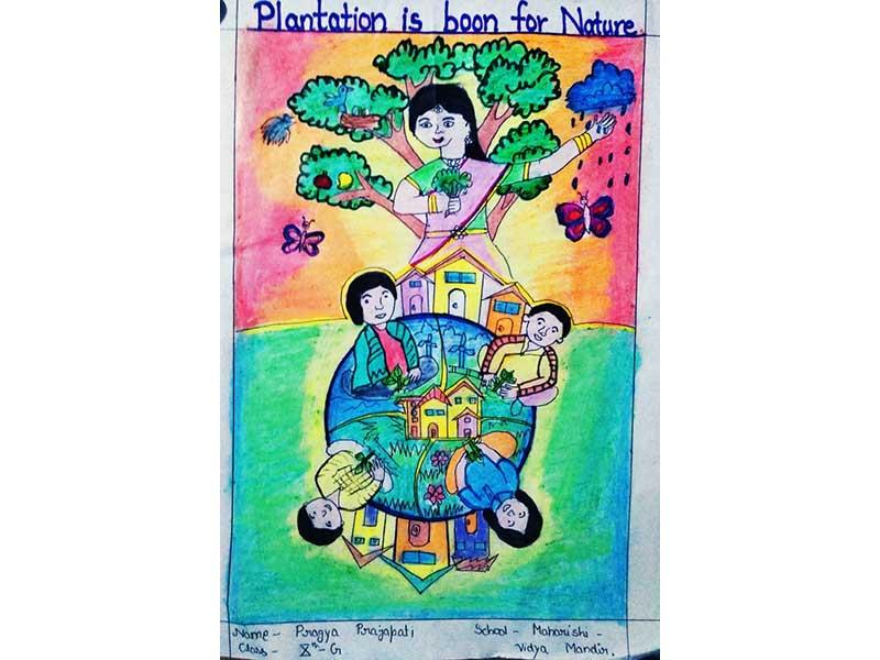 महर्षि विद्या मंदिर फतेहपुर में ऑनलाइन निबंध और पेंटिंग प्रतियोगिता में  विद्यालय के छात्र प्रगति सिंह ने निबंध में और  यशवनी सिंह पेंटिंग में प्रथम स्थान प्राप्त किए।