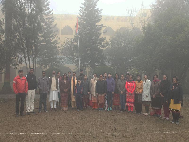 Republic day celebration at MVM Yamuna Nagar.