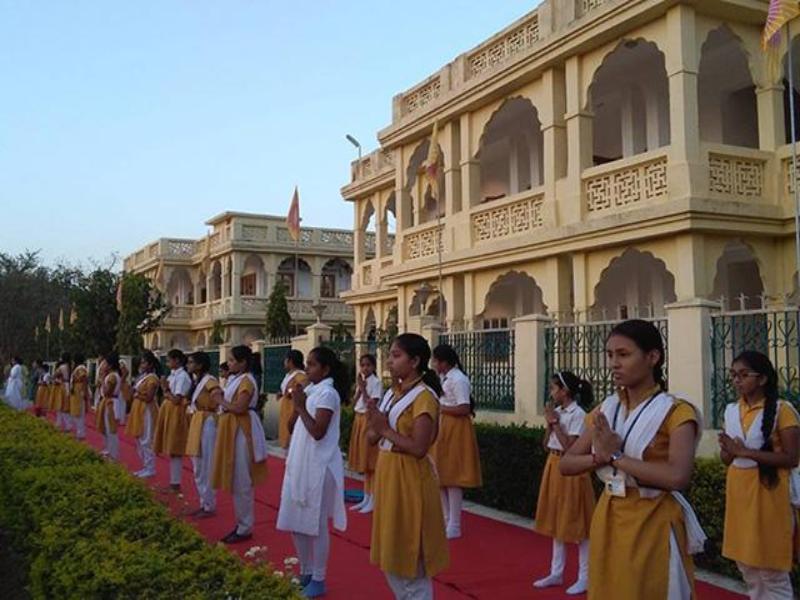 Peace Assembly participants performing Surya Namaskar.