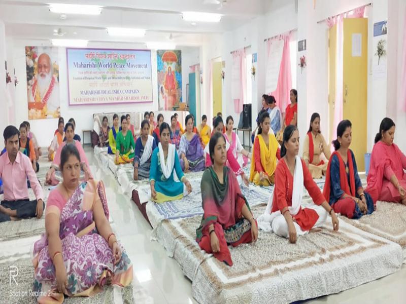 	International Yoga Day was celebrated at Maharishi Vidya Mandir Shahdol