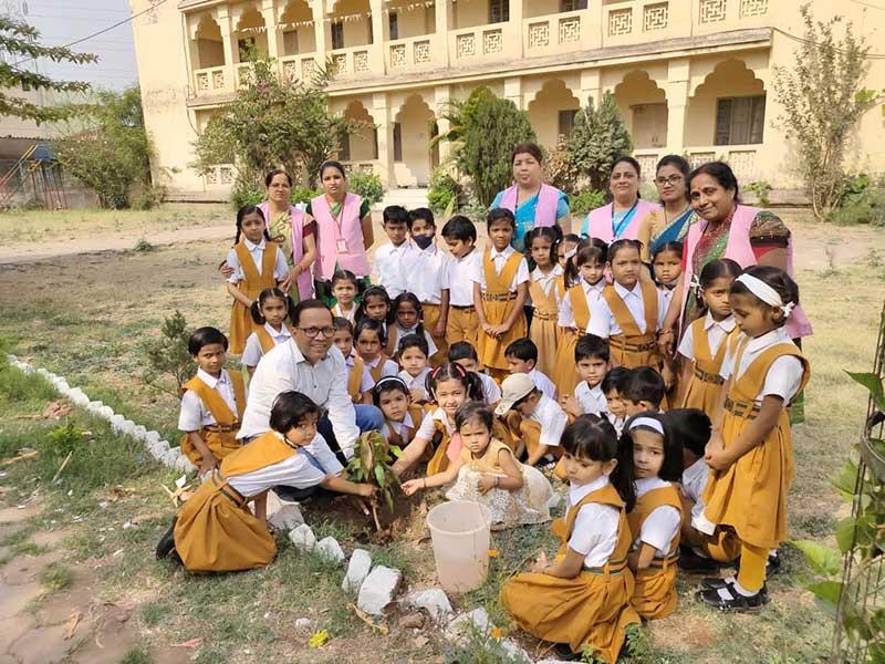 'World Earth Day' Celebration at Maharishi Vidya Mandir - VI Shastri Nagar Jabalpur.